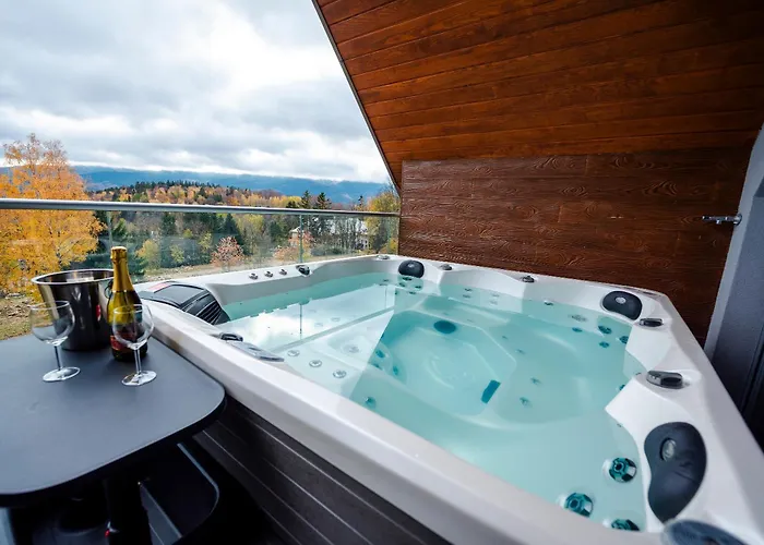 Aparts4u - Kras B307 Z Prywatnym Jacuzzi, Antresola I Widokiem Na Gory * Schreiberhau